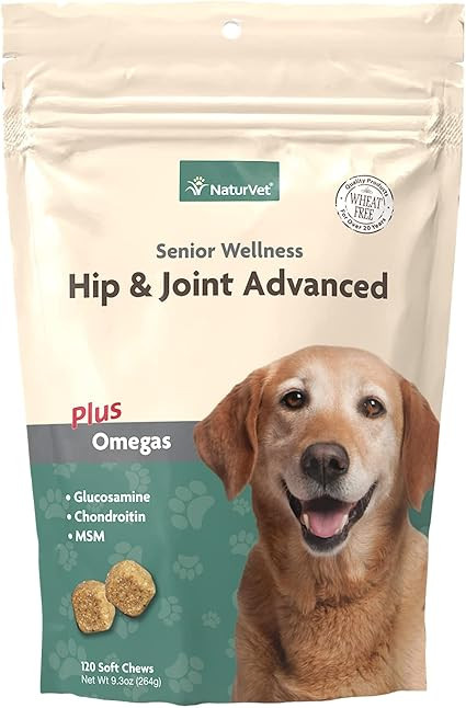 NaturVet – Senior Wellness Hip & Joint Advanced Plus Omegas | Help Support Your Pet’s Healthy... | Amazon (US)