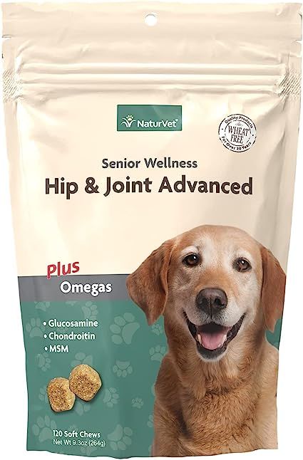 NaturVet – Senior Wellness Hip & Joint Advanced Plus Omegas | Help Support Your Pet’s Healthy... | Amazon (US)