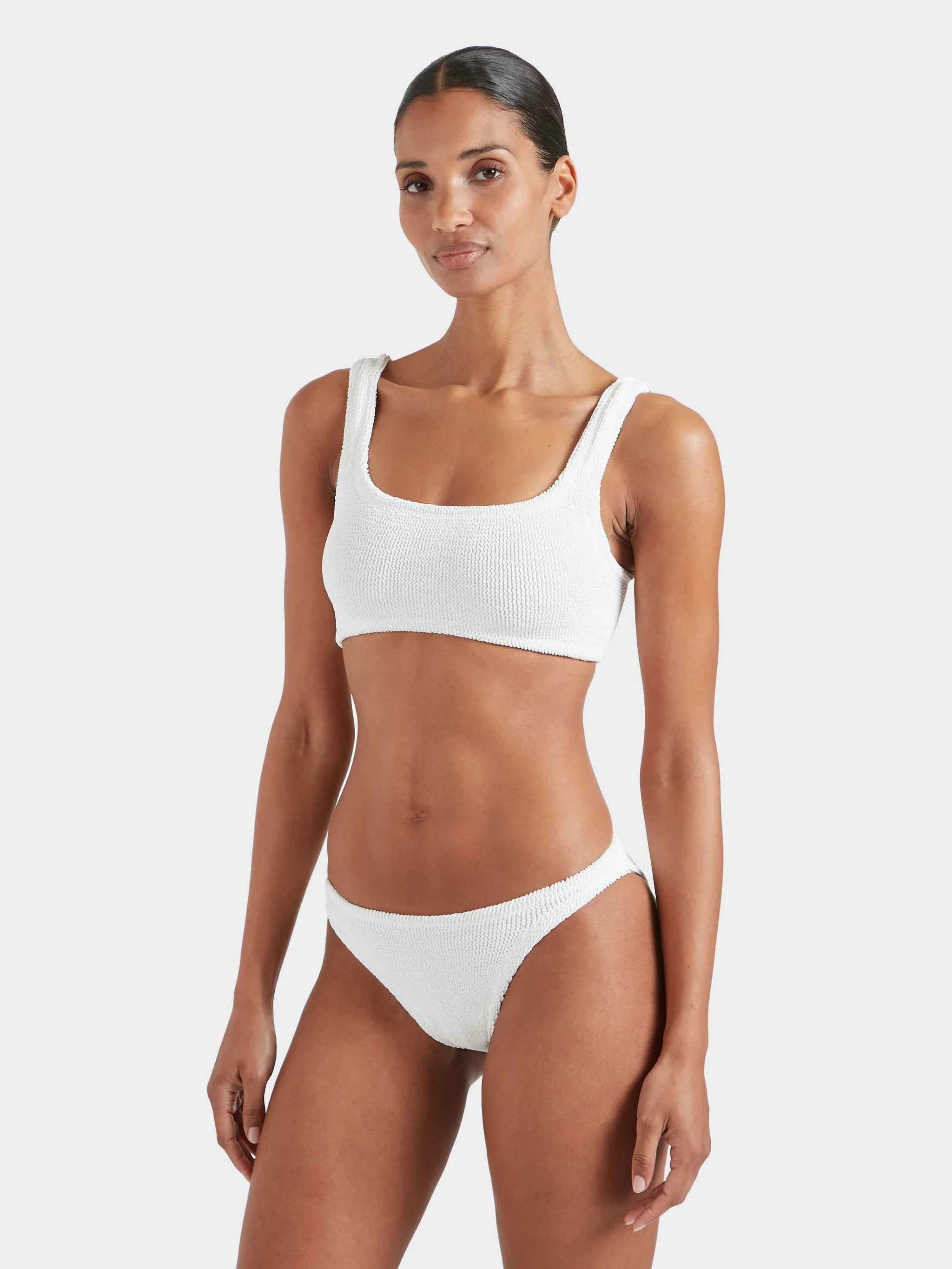 Xandra Bikini - White | HUNZA G