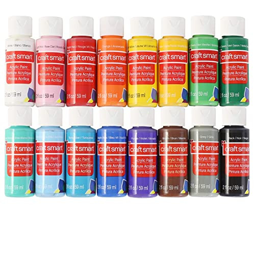 MICHAELS 16 Color Matte Acrylic Paint Value Pack by Craft Smart® | Amazon (US)