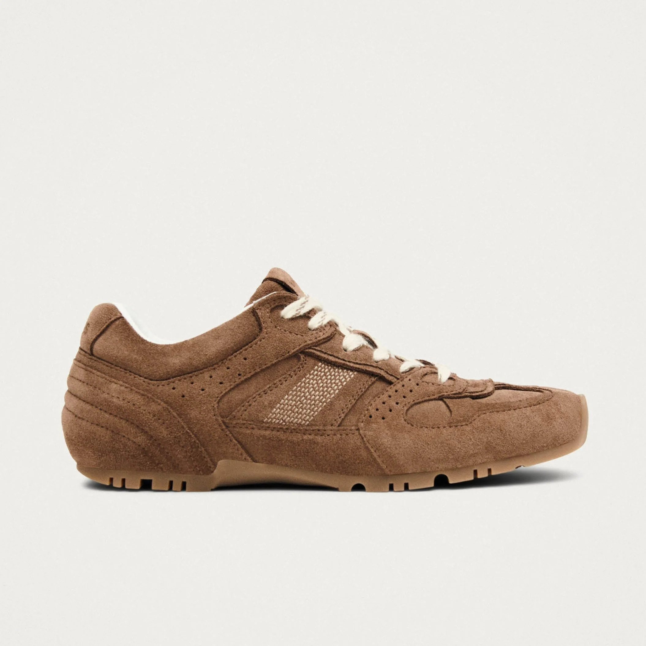 Tb.56 Suede Brown Leather Sneakers | ALOHAS | Alohas US