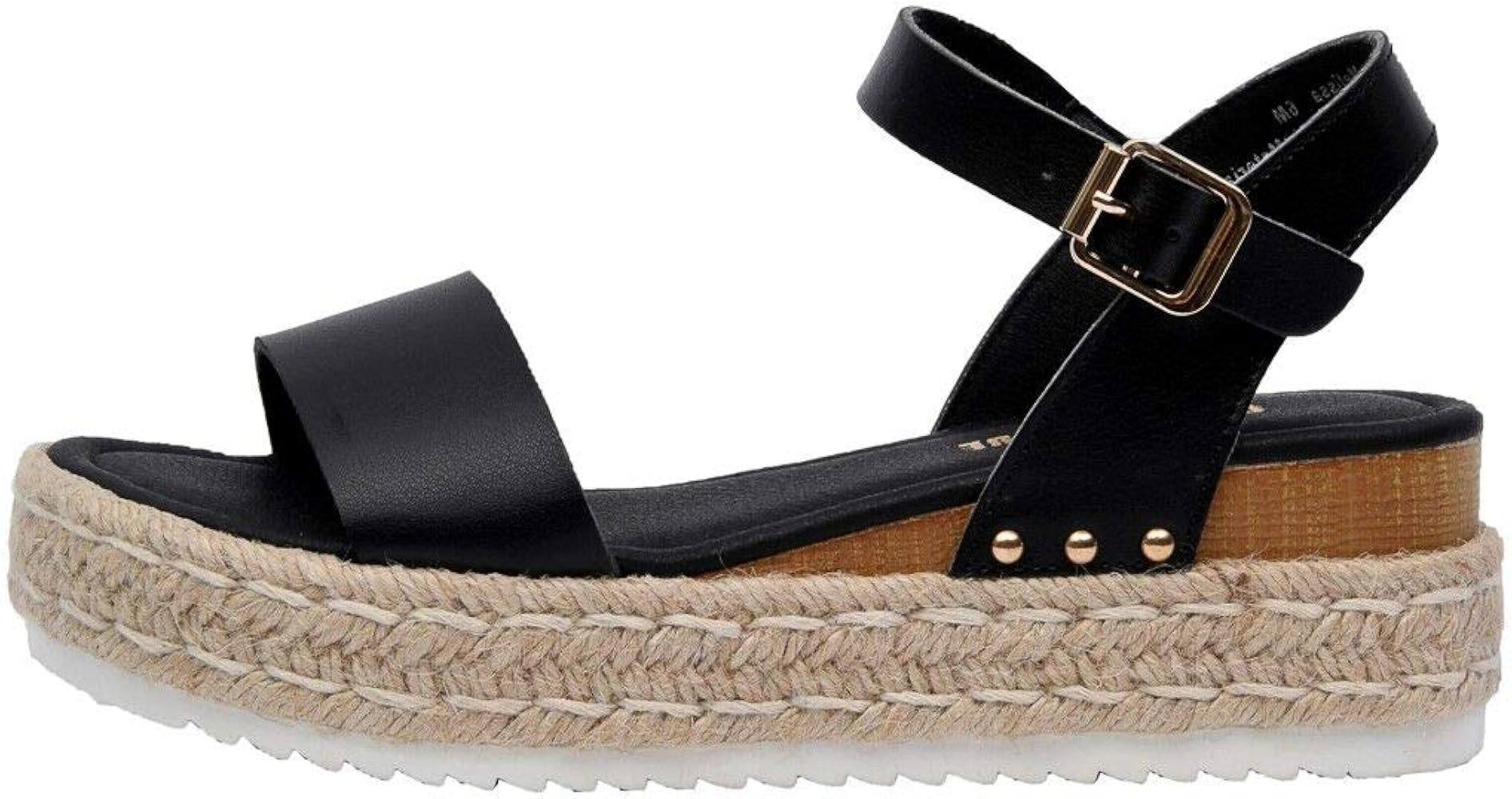 CUSHIONAIRE Women's Melissa Espadrille Wedge Sandal | Amazon (US)