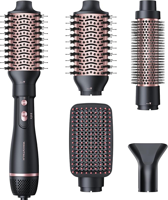Wavytalk Hair Dryer Brush Set, Air Sculpt 4-in-1 Hot Air Brush Set | Blowout Brush Styler for Sal... | Amazon (US)