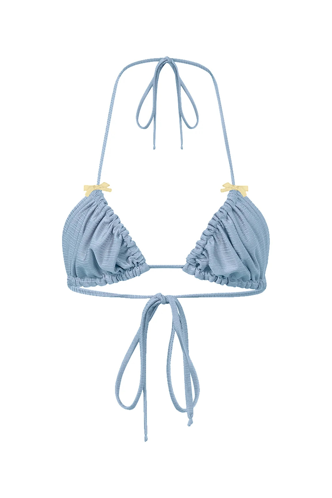 Cute Inika Triangle Bikini Top in Celestial Blue | Divino Seas