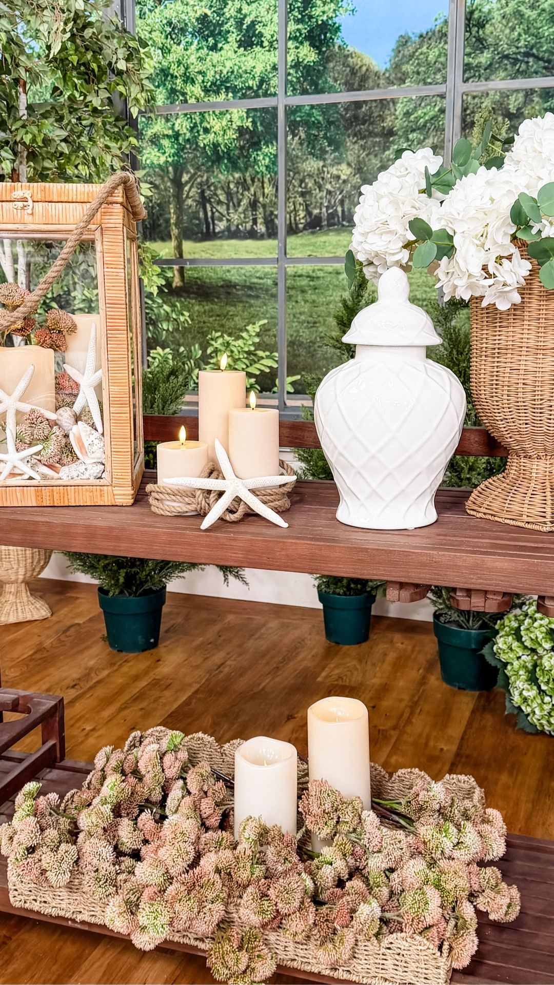 Coastal Candle + Floral Moment. 🤍✨

#LTKSeasonal #LTKWedding #LTKHome