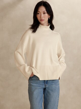 Long Turtleneck Sweater | Banana Republic Factory