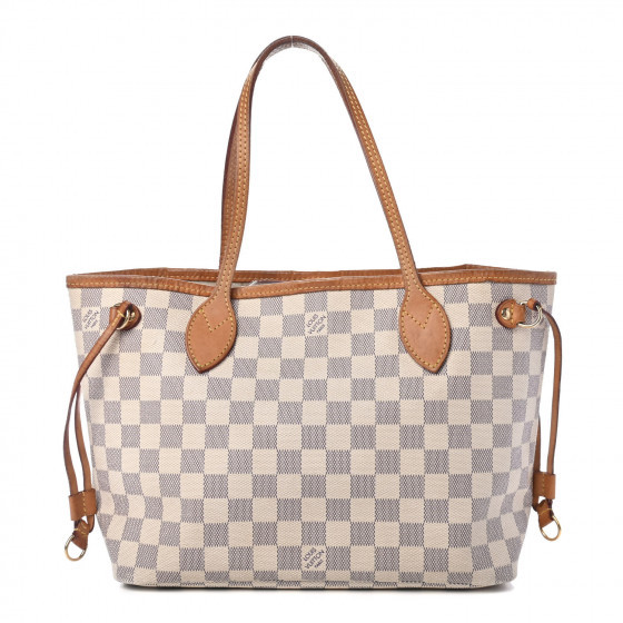 LOUIS VUITTON Damier Azur Neverfull PM | Fashionphile