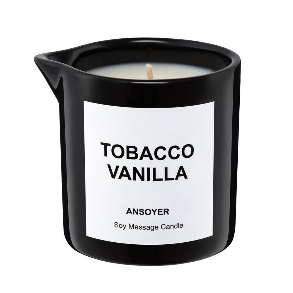 Massage Oil Candle for Men, Ultra Hydrating Body Care with Soybean Oil, Body Oil Candle, 8.1oz, A... | Amazon (US)