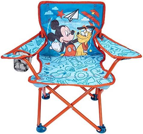 Mickey Mouse Kids Camp Chair Foldable Chair with Carry Bag | Amazon (US)