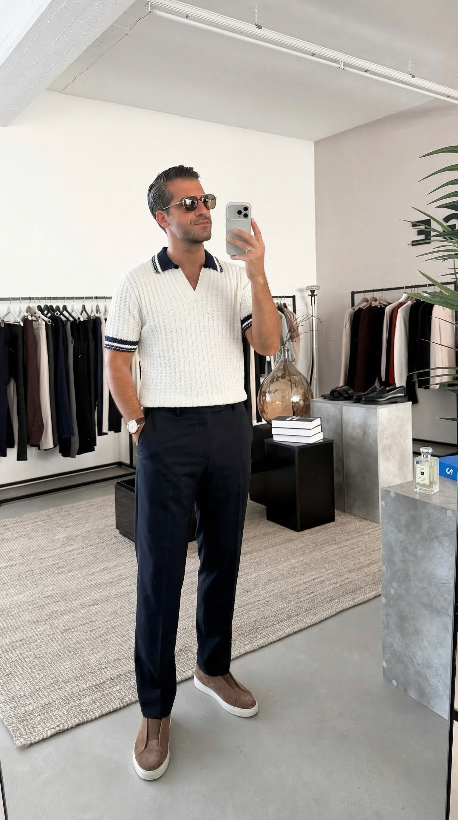 How to style a crochet polo shirt 

 

#LTKeurope #LTKstyletip #LTKshoes