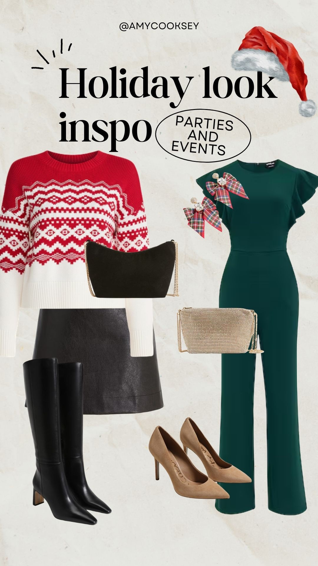 Holiday Party Options 🎄✨

#christmassweater #christmasparty #ltkchristmas #christmasearrings #partyoutfit #LTKlookinspo #ltkshoecrush

#LTKHoliday #LTKSeasonal