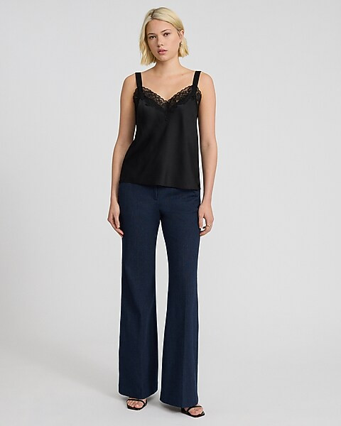 Editor High Waisted Trouser Flare Pant | Express