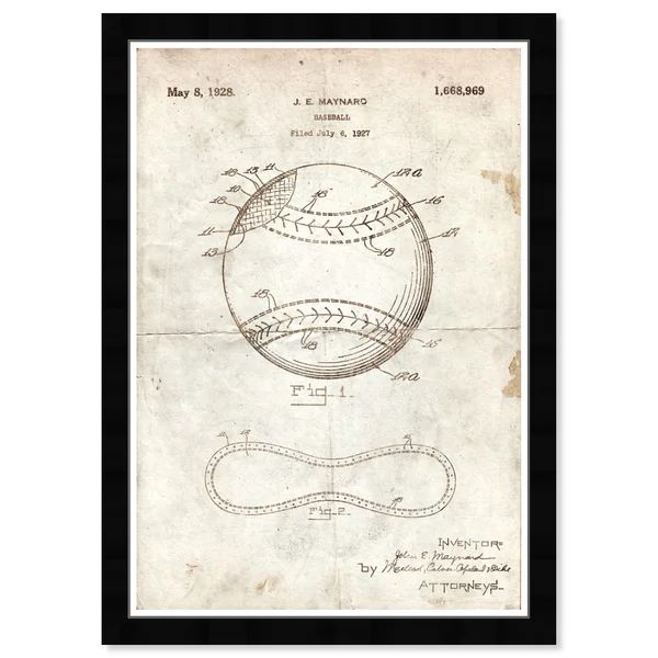 Sports And Teams Baseball - Picture Frame Graphic Art | Wayfair North America