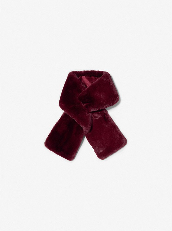 Faux Fur Pull-Through Scarf | Michael Kors US