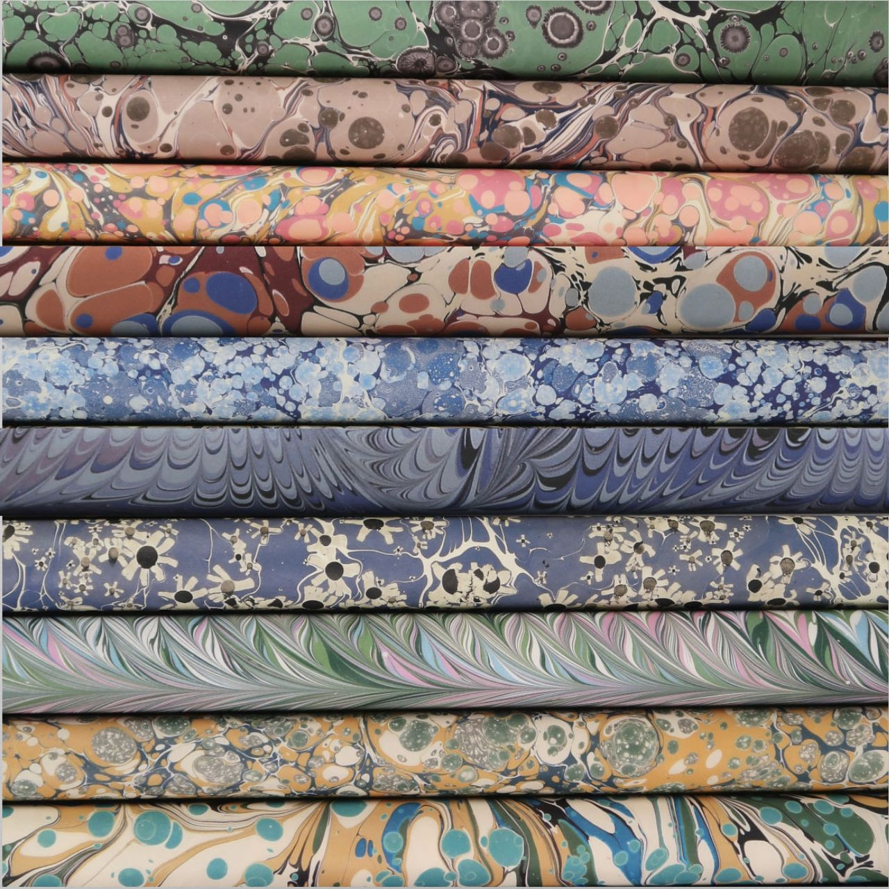 Jemma Lewis 10 Sheets of Marbled Paper Gift Wrap - Trouva | Trouva (Global)