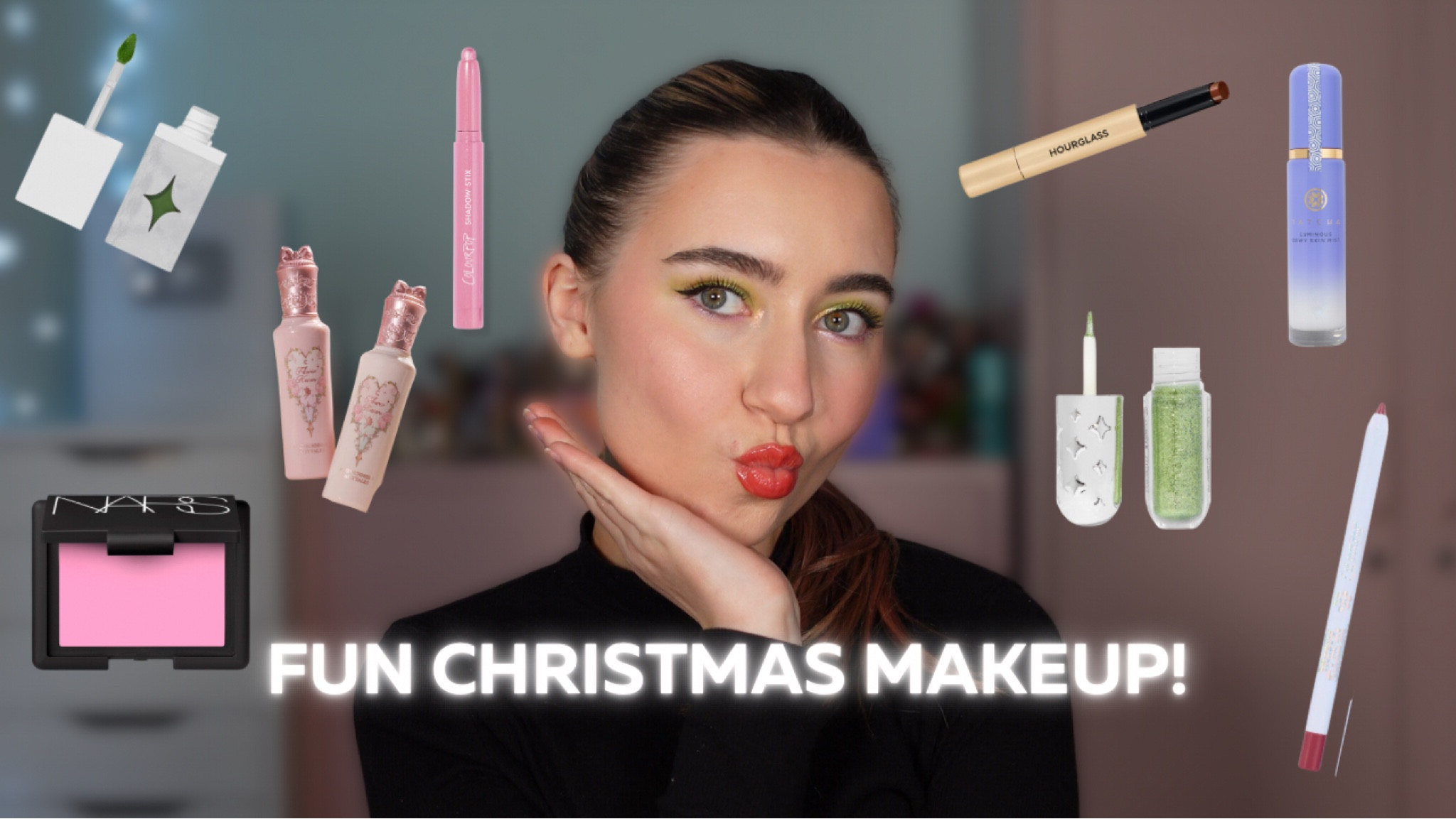 Day to Christmas party fun makeup 