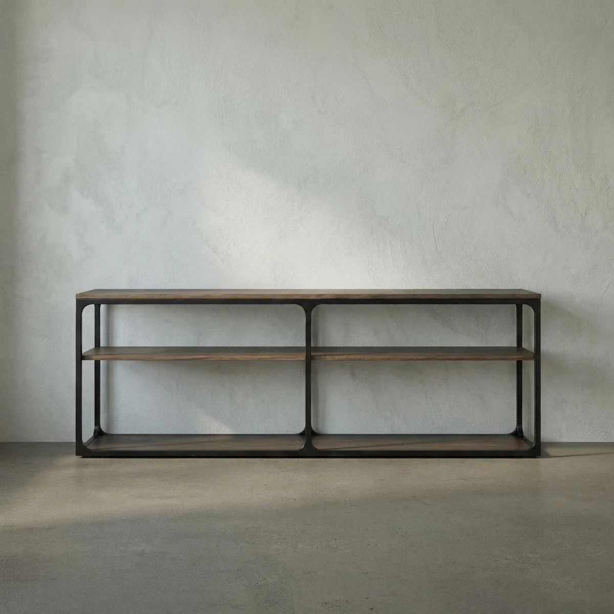 Novie 84'' Solid Wood Top Console Table | Wayfair North America