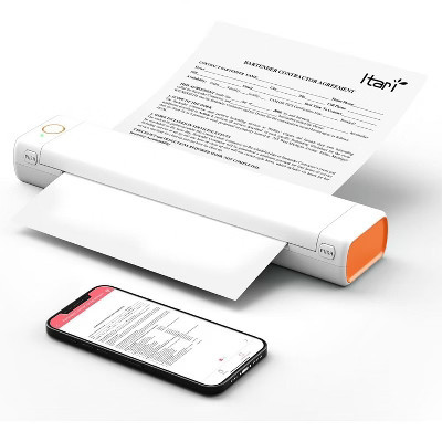 Phomemo M08F Wireless Printer, Portable Bluetooth Thermal Printer for iOS Android, Inkless Printer for Documents | Target