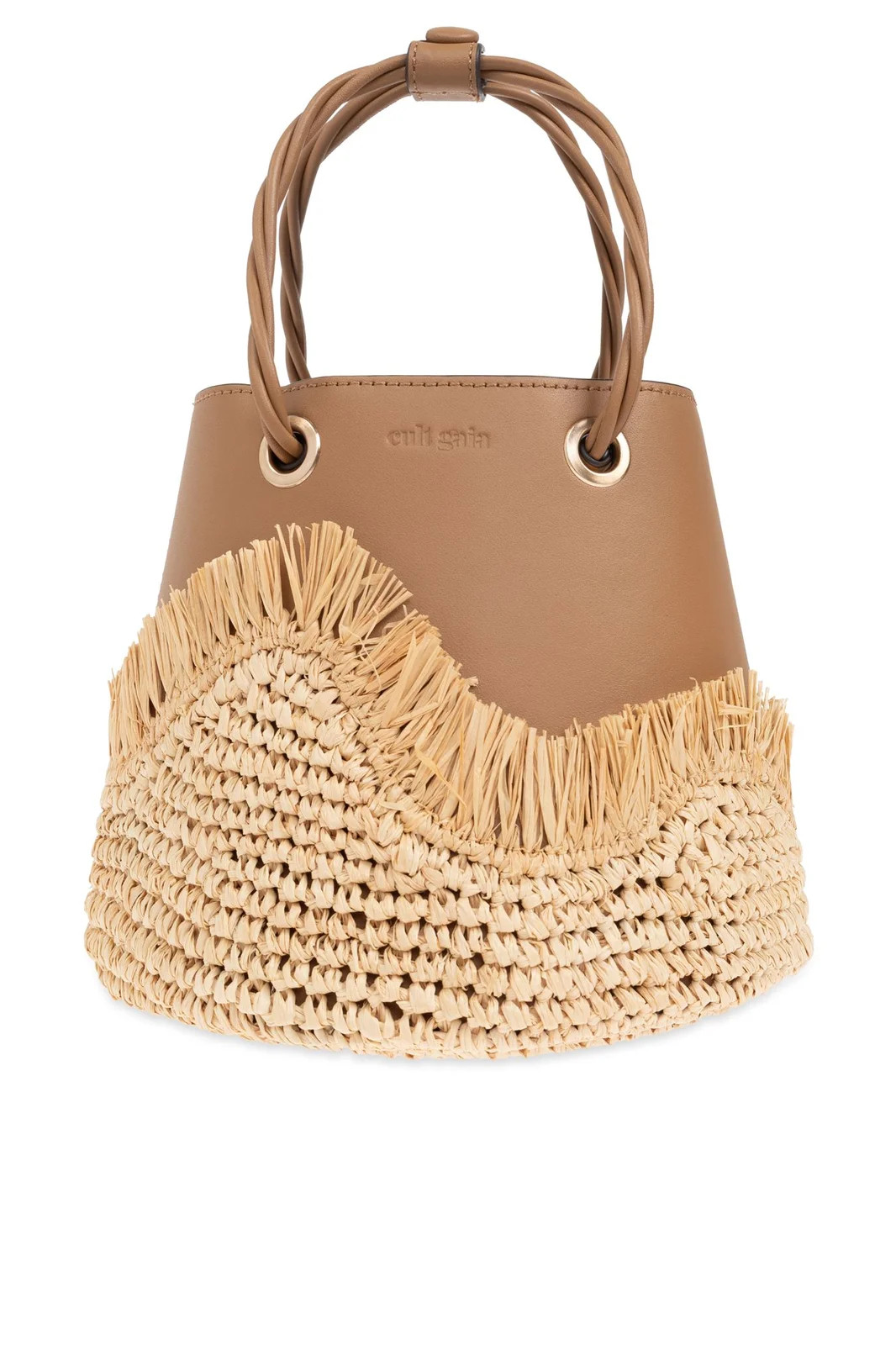 Cult Gaia Jojo Logo Embossed Tote Bag | Cettire Global