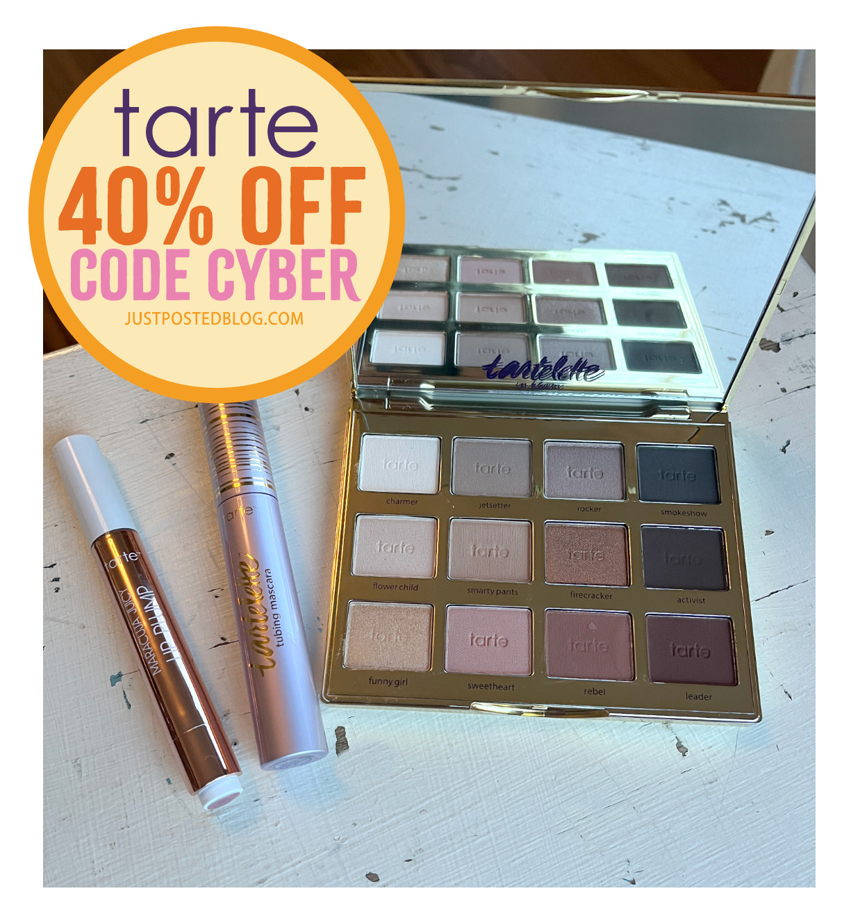 It's stock up time! Use the code CYBER to take 40% off almost everything from Tarte! These are some of my all time FAVORITE items! This eye shadow palette is sooooo good, and I use it every time I do my makeup! The Tarte tubing mascara is the best tubing mascara I have tried. And, the maracuja juicy lip plump is sooooo good! Lots of colors to pick from! 

 #LTKSaleAlert #LTKStyleTip #LTKBeauty