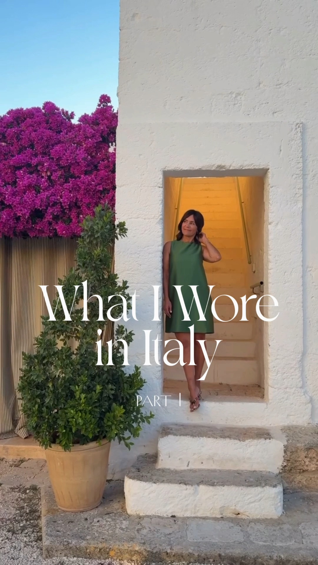 What to wear this summer to Italy! 🌺 Think classic summer pieces you’ll wear all season long and pretty dresses that make getting dressed quick & easy. ✨

We just finished out a week in Puglia, Italy, which sits on the Adriatic coast surrounded by ancient olive groves. And, all the white buildings are covered in bougainvilleas … it was heaven!

Next stop: St. Tropez!

#italytravels #europeandvacation

#LTKdayinmylife #LTKootd #LTKTravel