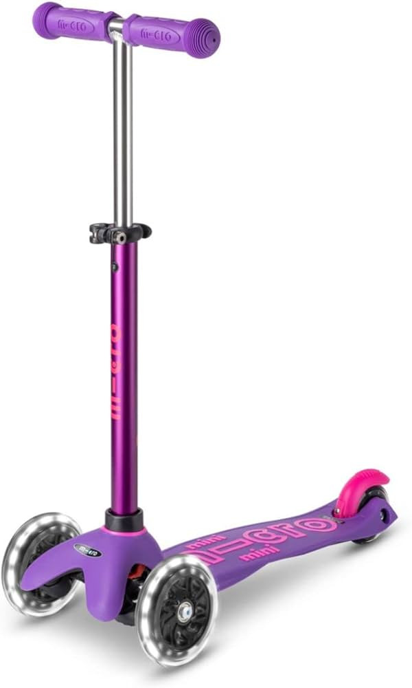 Micro Kickboard - Mini Deluxe LED 3-Wheeled, Lean-to-Steer, Swiss-Designed Micro Scooter for Pres... | Amazon (US)