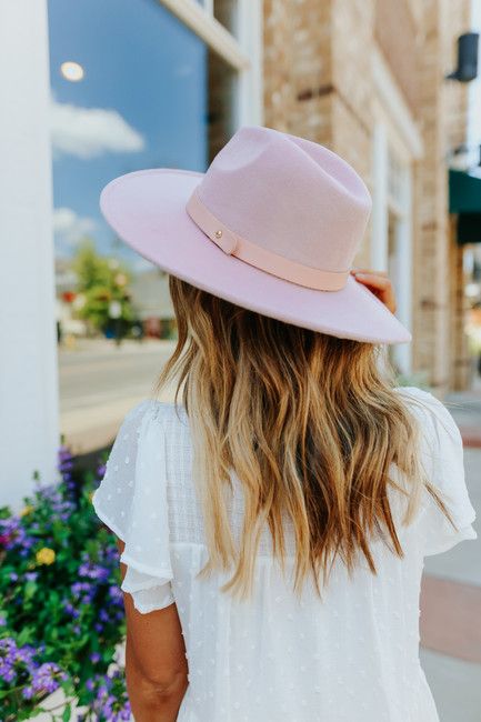 Wandering Heart Belted Mauve Hat | Magnolia Boutique