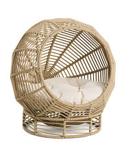 Indoor Outdoor Round Rope Pet Chair | Marshalls