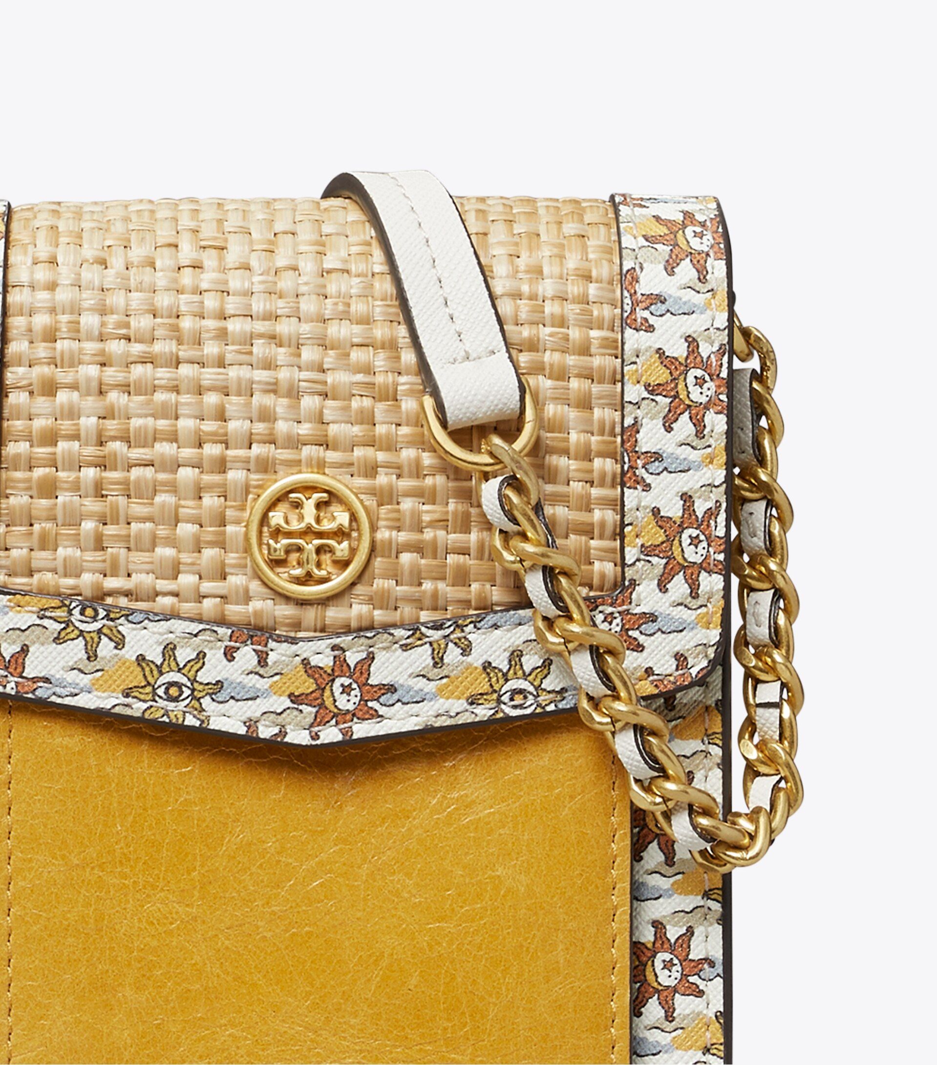 Robinson Straw Phone Crossbody | Tory Burch (US)