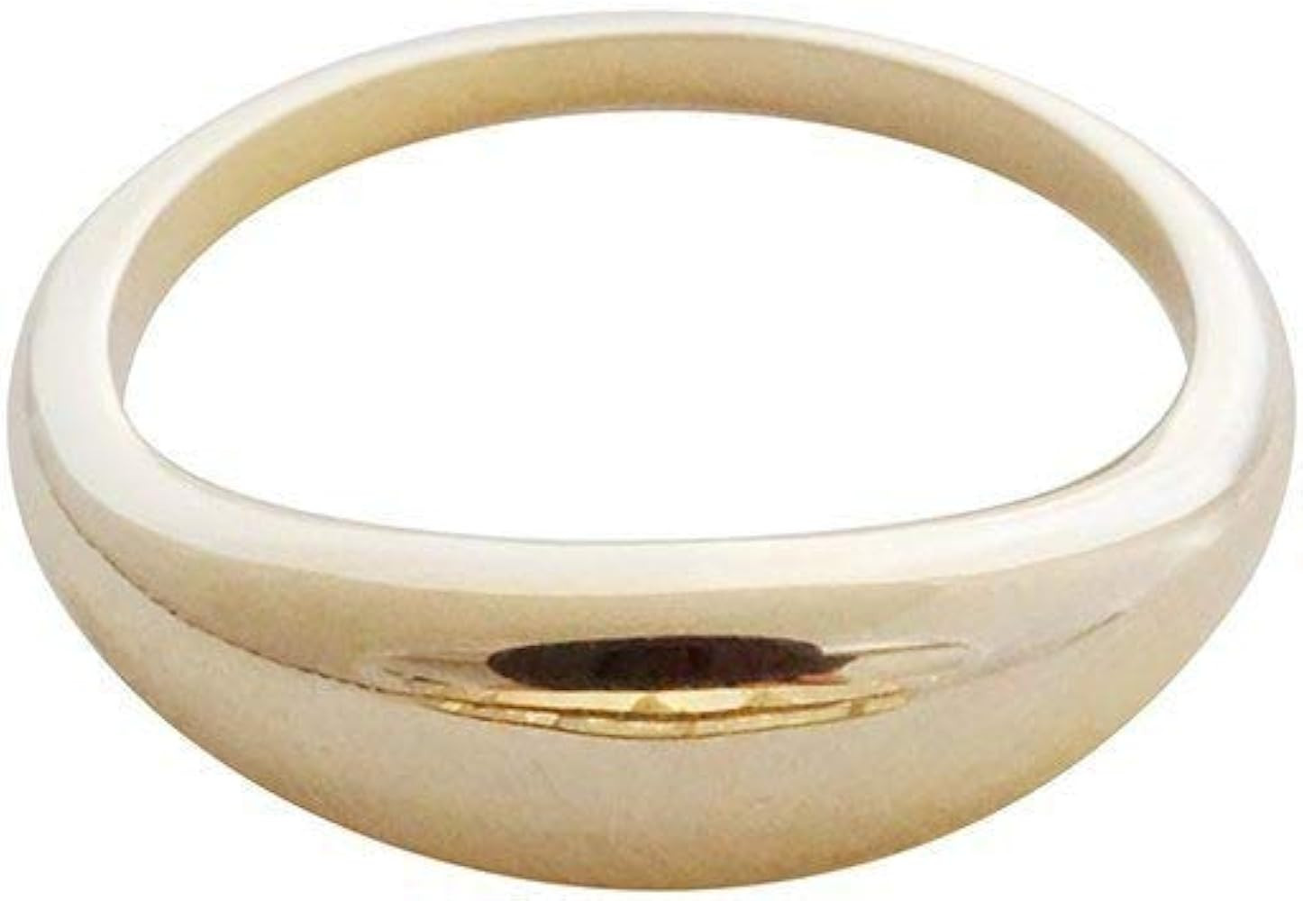HONEYCAT Dome Top Ring Band in Gold, Rose Gold, or Silver | Minimalist, Delicate Jewelry | Amazon (US)