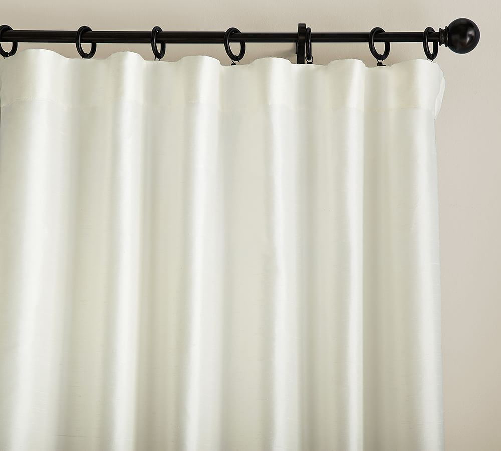 Dupioni Silk Curtain | Pottery Barn (US)