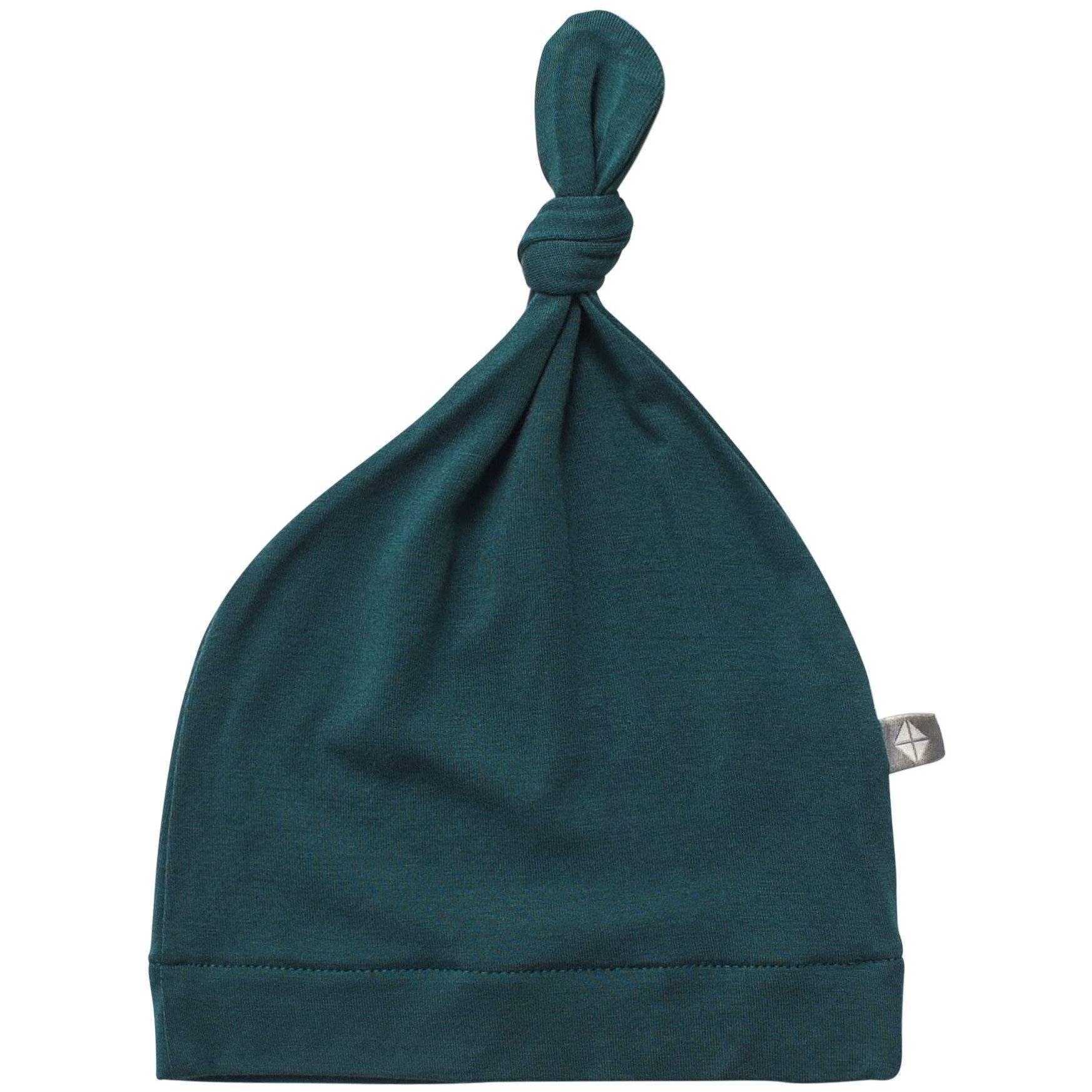 Knotted Cap in Emerald | Kyte BABY