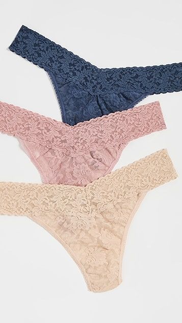 Basic Original Rise Thong 3 Pack | Shopbop