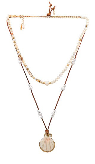 Statement Shell Necklace in Shell | Revolve Clothing (Global)