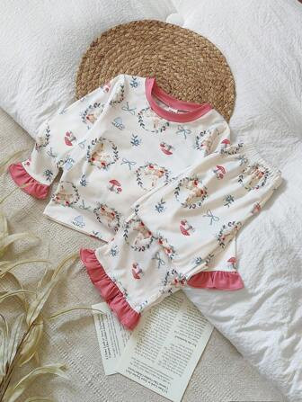 2pc Girls Christmas  | SHEIN