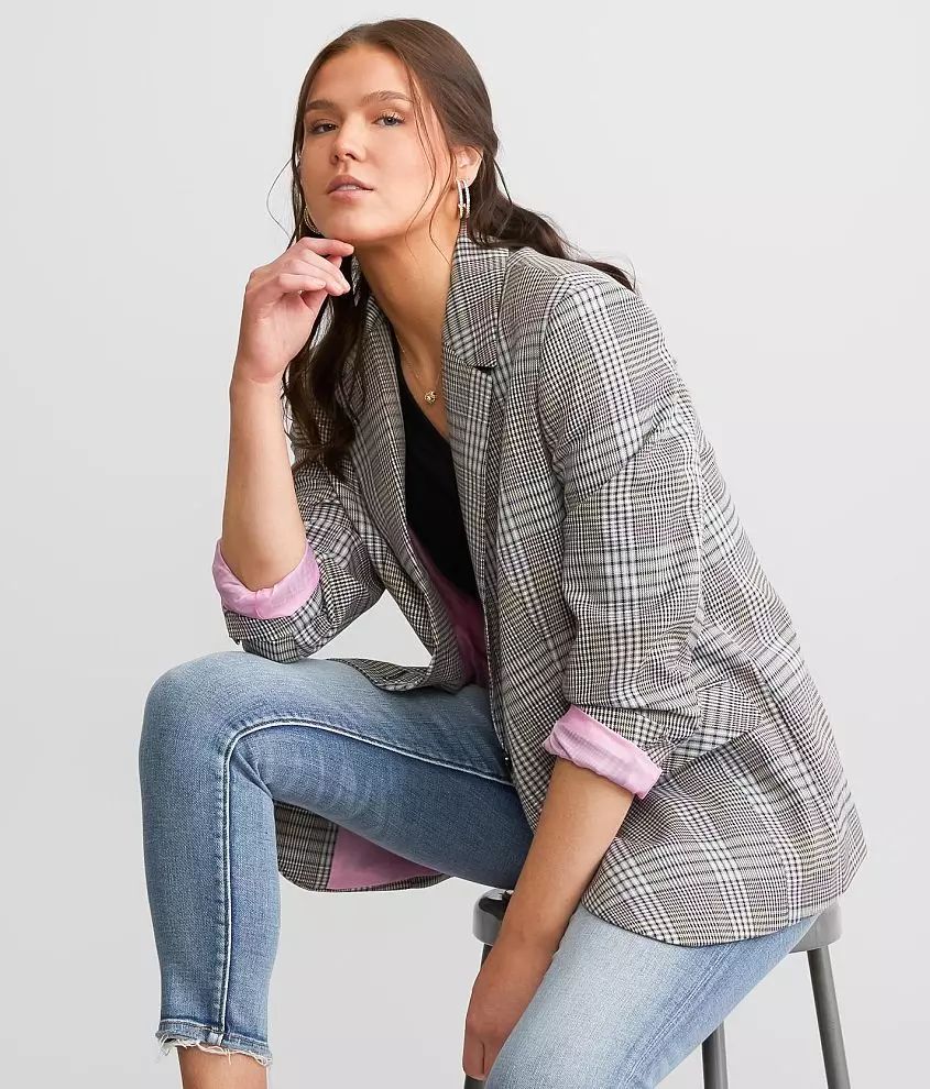 Plaid Blazer | Buckle