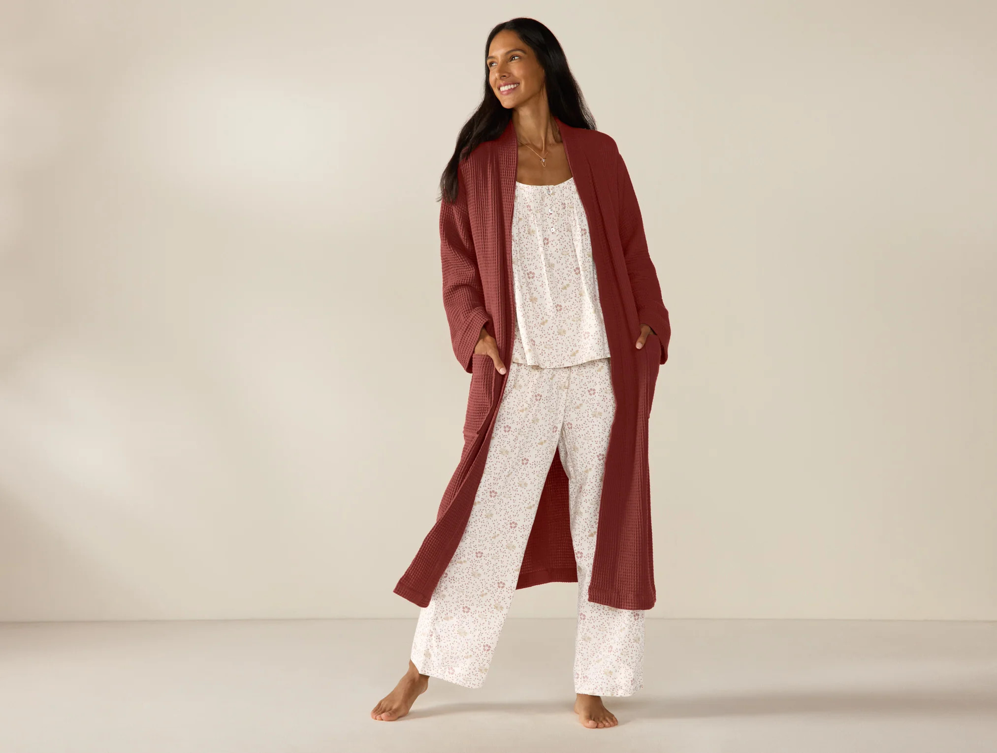 Unisex Organic Waffle Robe | Coyuchi