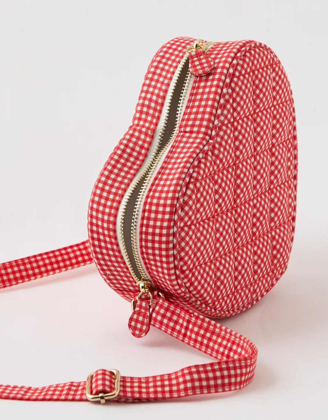 Aerie Quilted Heart Crossbody Bag | Aerie