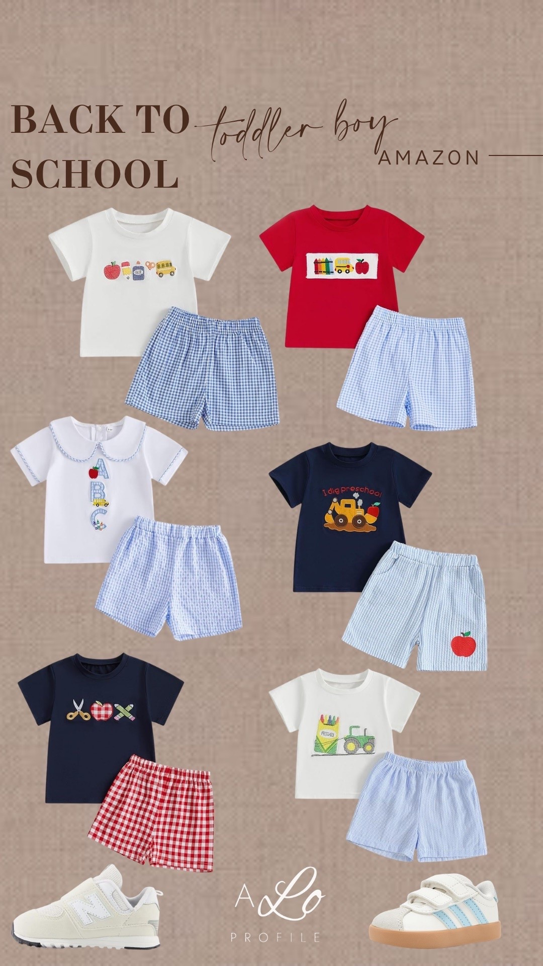 Back to School: Toddler Boys Outfits via Amazon 🤍