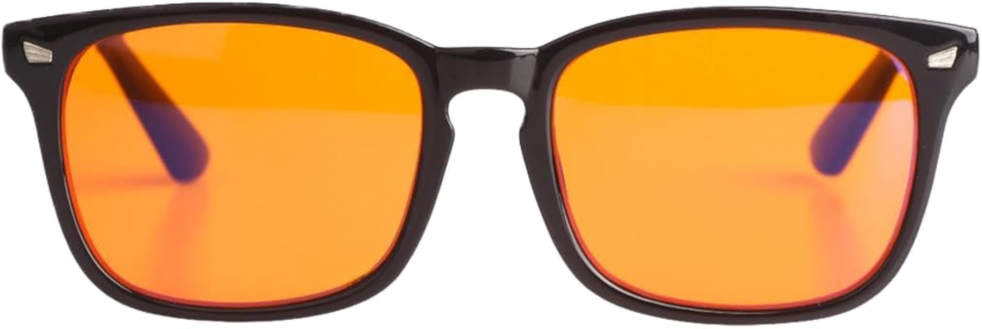 Blue Light Blocking Glasses 99.9% - SLEEP BETTER Gaming, Computer, Phone, Amber Orange Lens UV400... | Amazon (US)