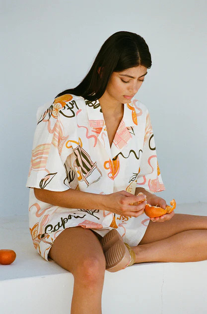 Seona Top - Amalfi Aperol | SABO SKIRT (Global)