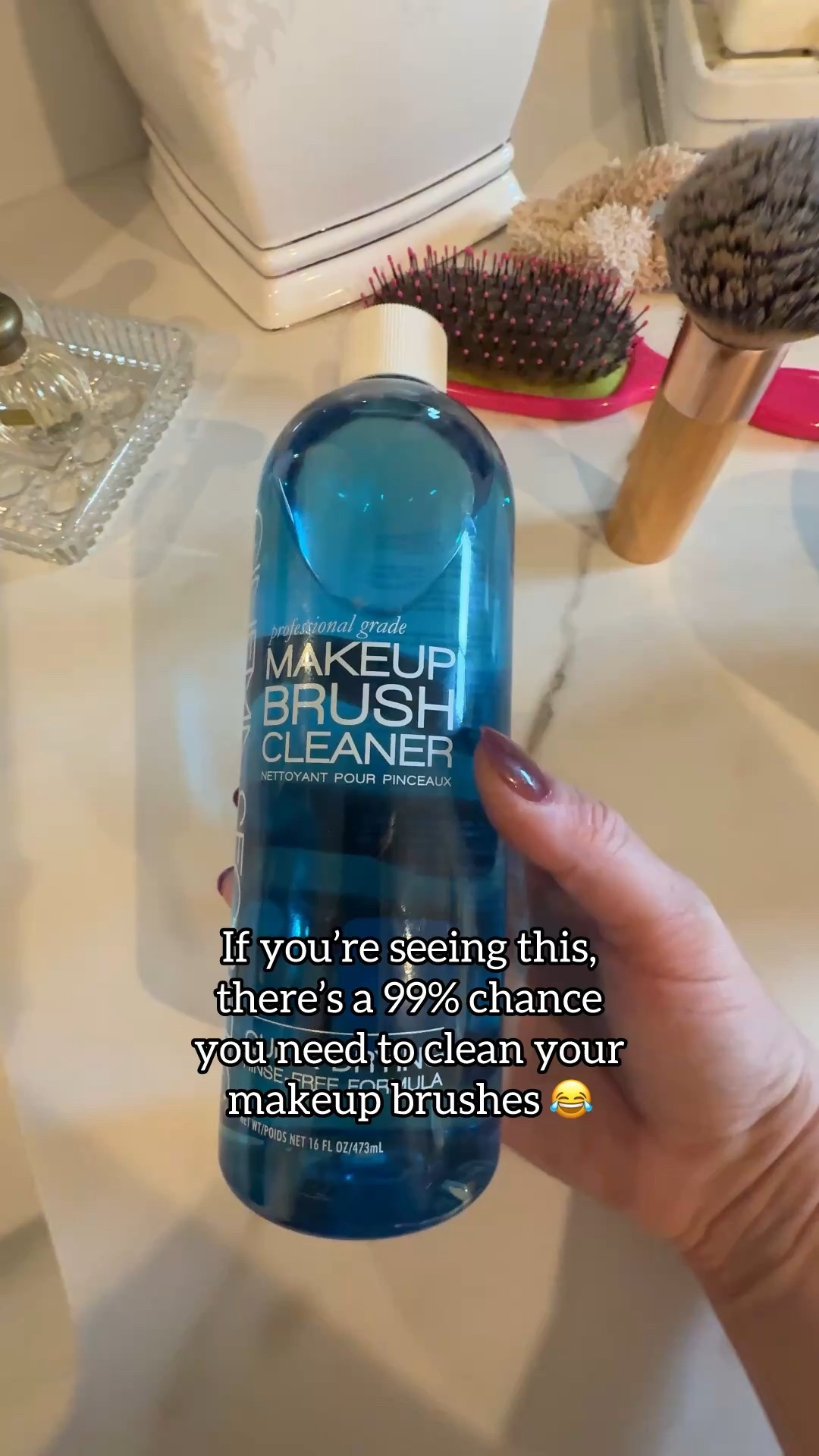 The best makeup brush cleaner I’ve ever used. Started with the small bottle and loved it so much I went for the big one this time! You’ll never go back! 

#LTKdayinmylife #LTKFindsUnder50 #LTKgrwm
