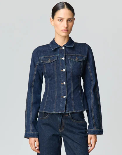 Fitted Denim Jacket | Glassons (Australia)