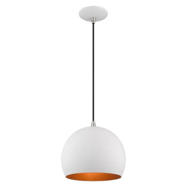 Oaklee 1 - Light Single Dome Pendant | Wayfair North America