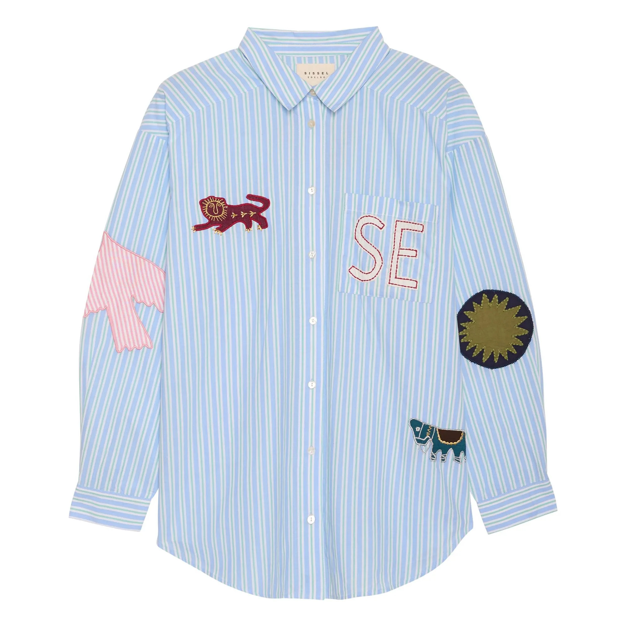 Pil stripes shirt | Green | Smallable