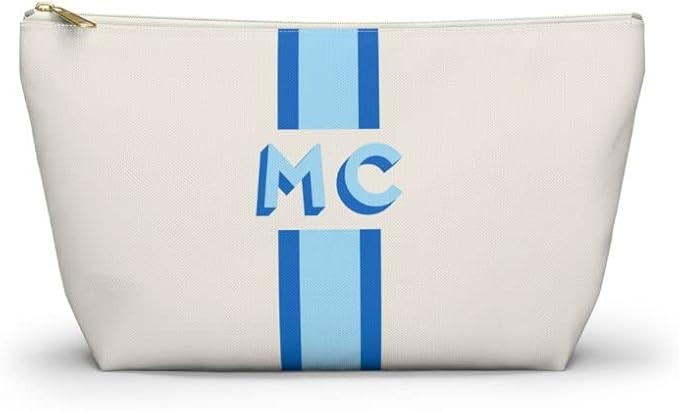 Monogram Stripe Pouch (Small) | Amazon (US)
