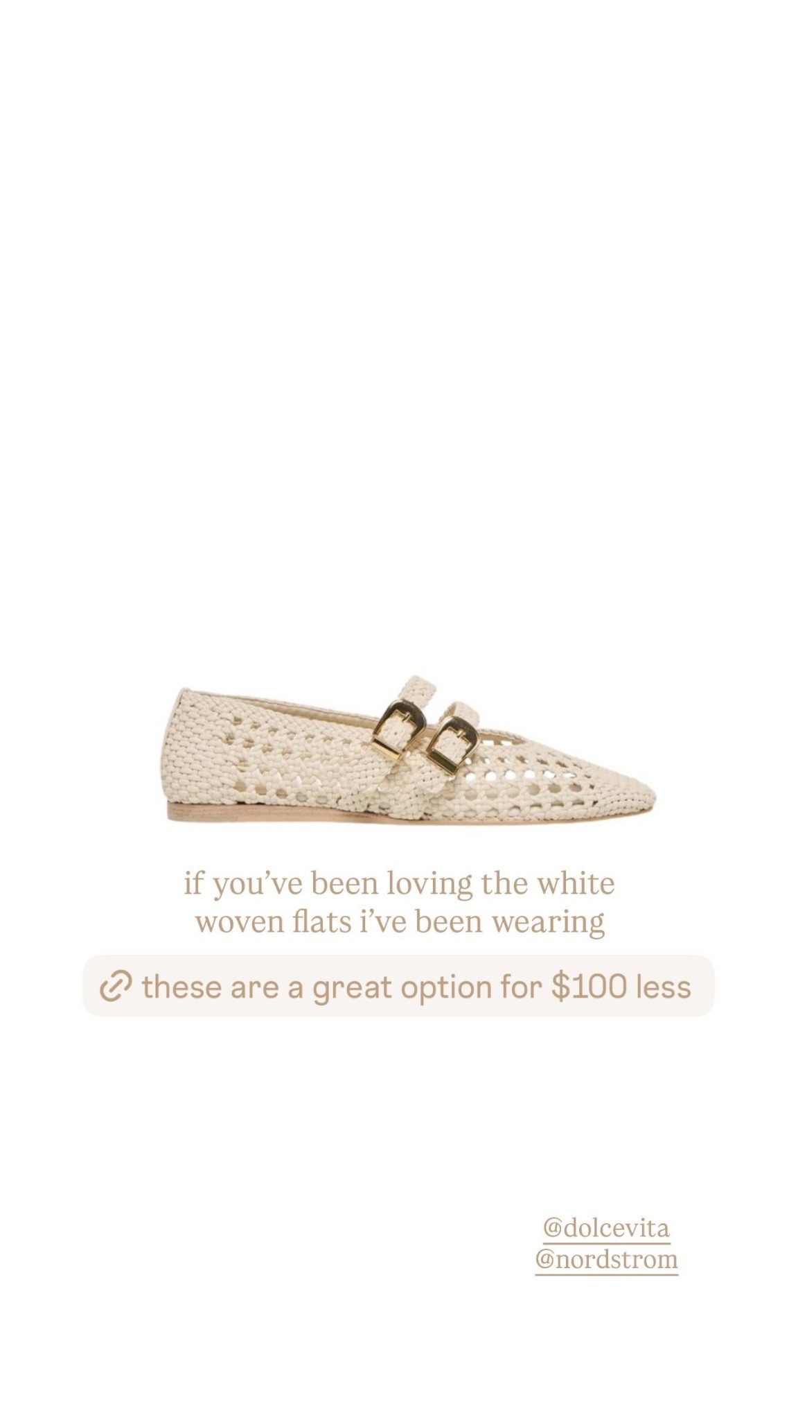 a really great alternative to the woven flats i have been wearing lately, for $100 less! these are so great for spring and summer and can be styled with jeans, shorts, skirts & dresses. come in 3 colors!

#LTKSeasonal