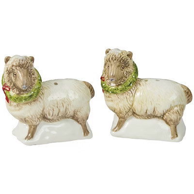 Park Designs Christmas Barn Salt And Pepper Set | Target
