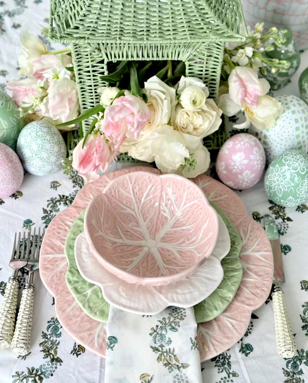 The dreamiest soft pink cabbage leaf dishes will make your Easter table the one they always remember!  

 #LTKHome