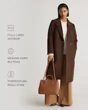 Italian Wool Classic Single-Breasted Coat | Quince